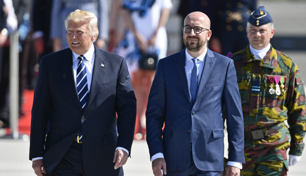 Donald Trump et Charles Michel - Belga
