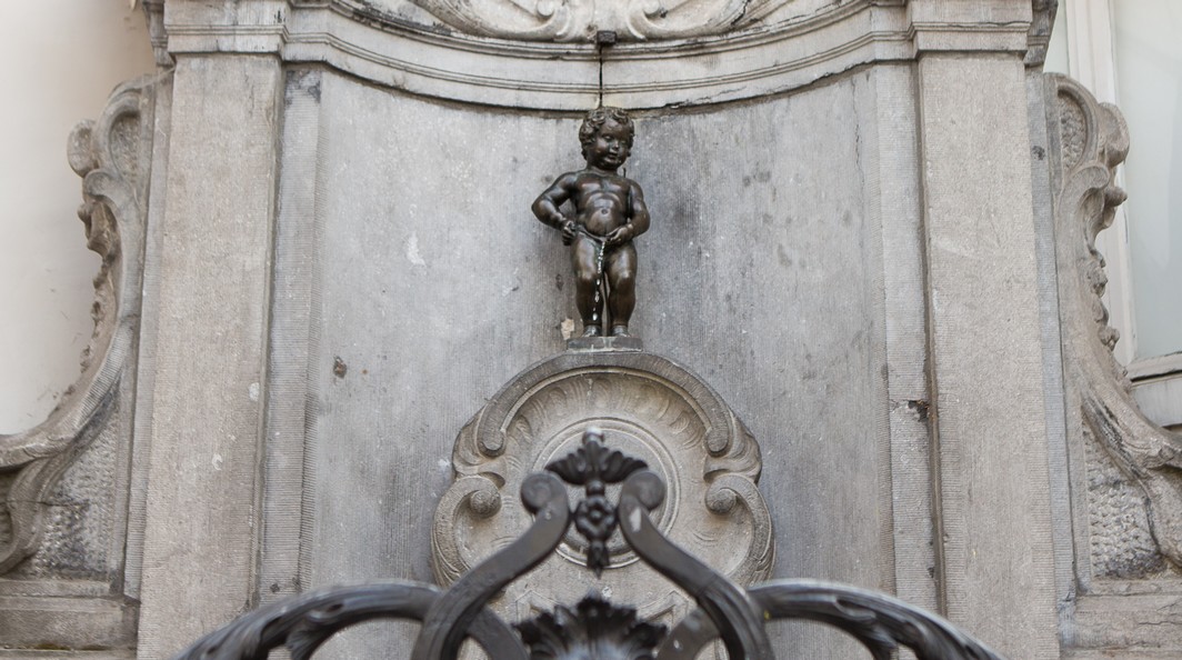 20140422 - BRUSSELS, BELGIUM:  Illustration picture shows the 'Manneken Pis' statue in Brussels, Tuesday 22 April 2014. BELGA PHOTO SISKA GREMMELPREZ