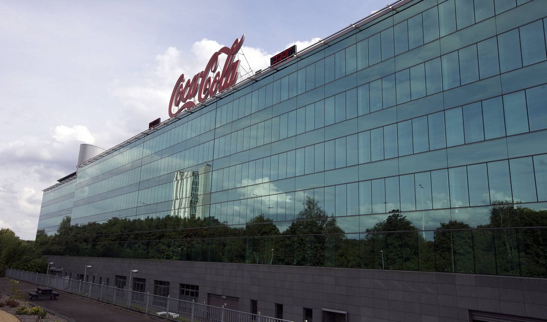 20140829 - BRUSSELS, BELGIUM: Illustration picture shows the Coca Cola Belgium headquarters after a press meeting with Coca-Cola in Brussels office, Friday 29 August 2014, to present a new drink Finley for adults. BELGA PHOTO NICOLAS MAETERLINCK