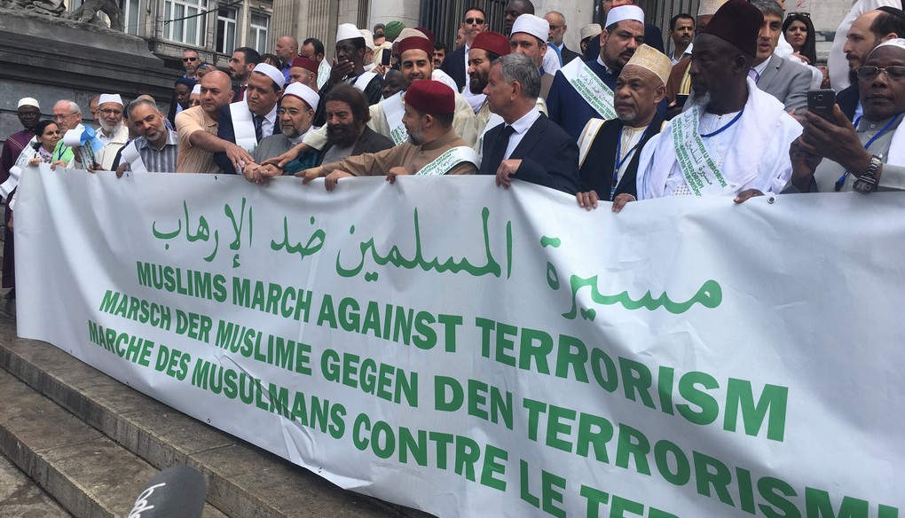 Imams - Marche contre le Terrorisme - Bruxelles 4