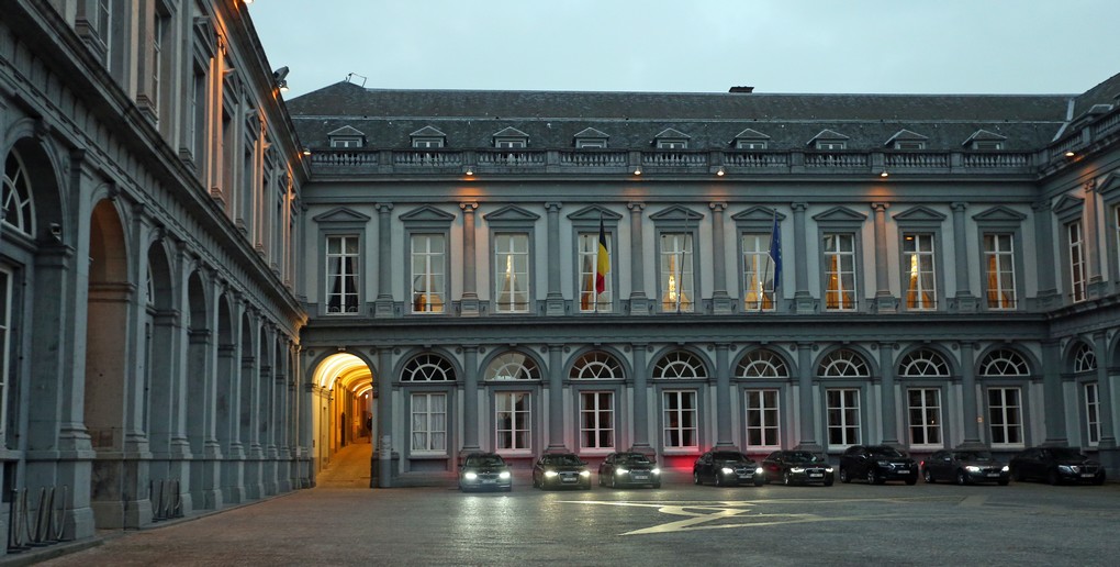 Illustration picture shows the Egmontpaleis - Palais d'Egmont, the location of a meeting on the CETA agreement (EU-Canada Comprehensive Economic and Trade Agreement) at the office of Foreign Minister Reynders, in Brussels, Tuesday 25 October 2016. The Walloon government refuses to approve the CETA free trade deal of the European Union with Canada. BELGA PHOTO NICOLAS MAETERLINCK