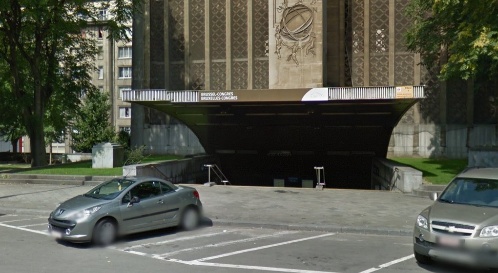 Gare Bruxelles-Congrès - Google Street View