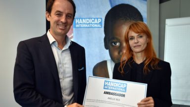 Axelle Red devient la nouvelle ambassadrice de Handicap International