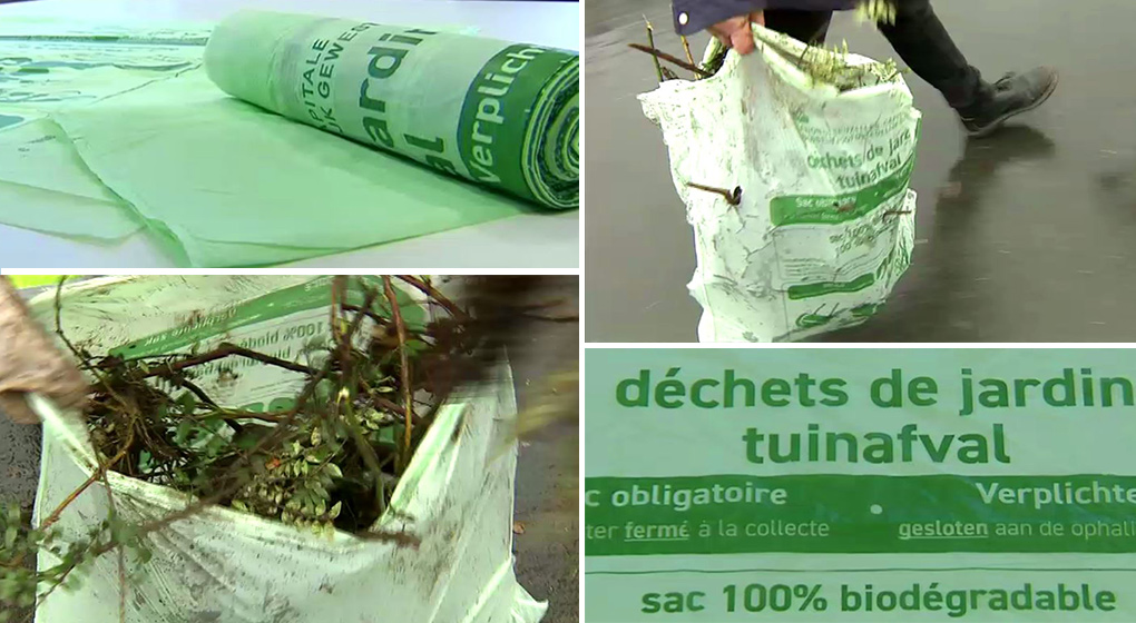 Les sacs verts biodégradables de Bruxelles-Propreté sont désormais  obligatoires - BX1