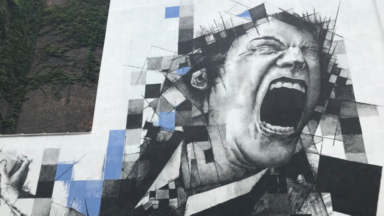 Une nouvelle fresque de l’artiste FSTN s’ajoute au parcours street art