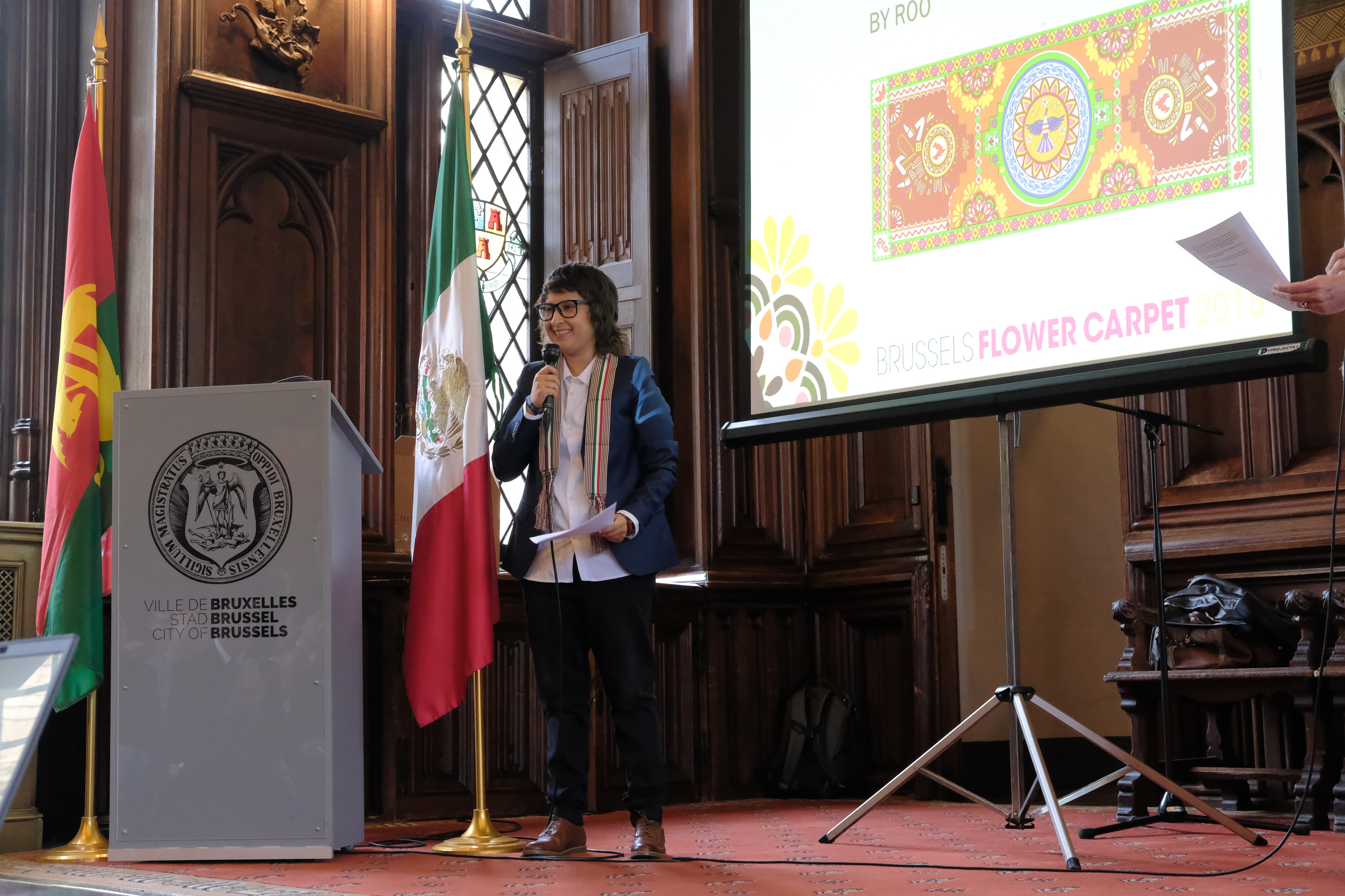 Le Mexique à l'honneur pour la présentation du tapis de fleurs 2018 - BX1