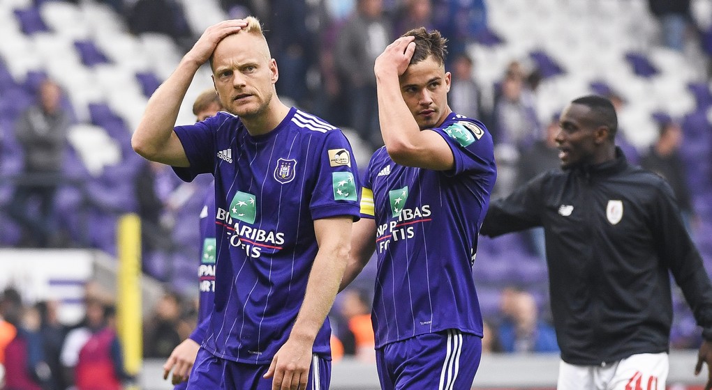 Le RSC Anderlecht en mauvaise posture en Playoffs 1 - BX1