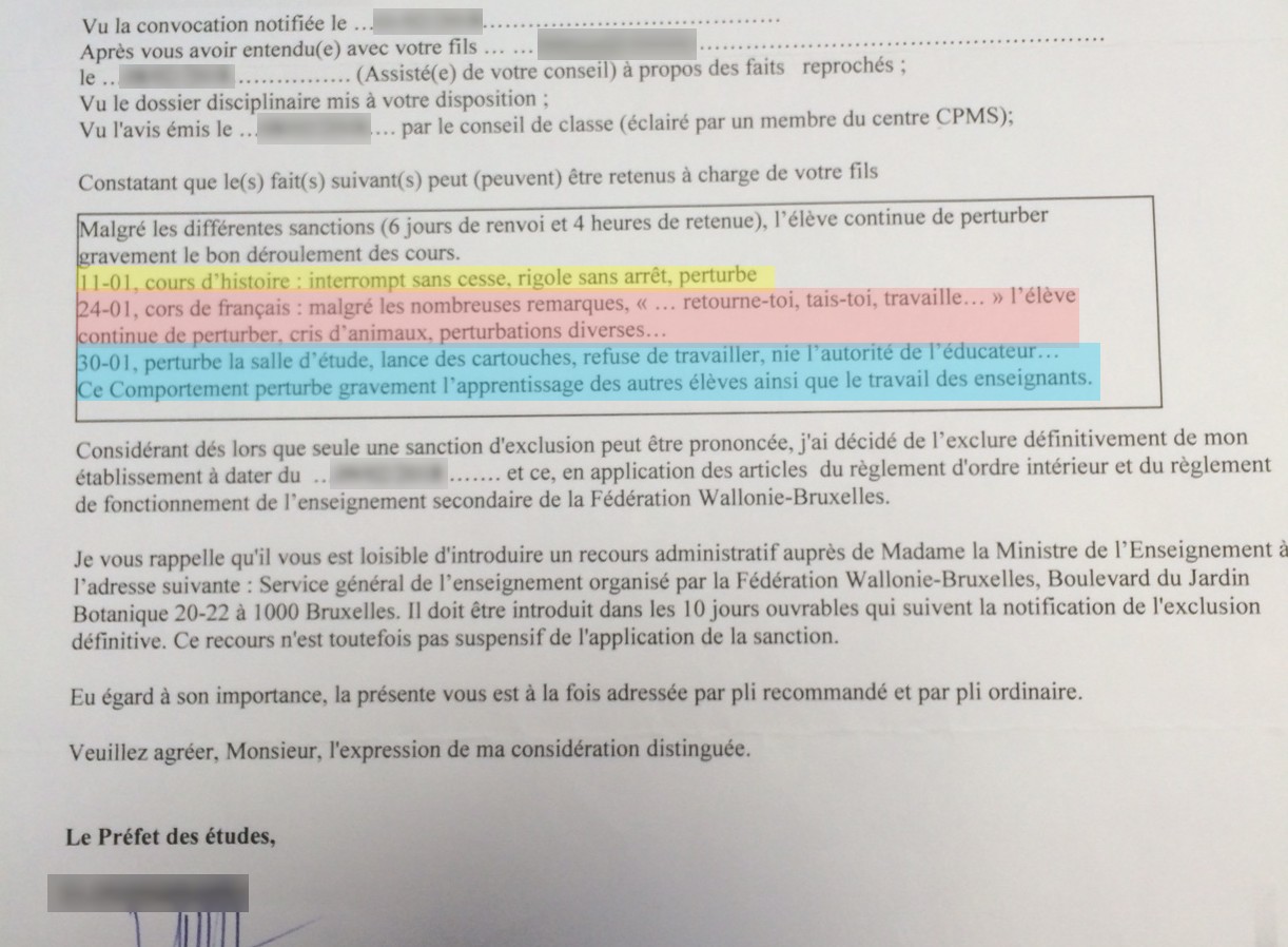 Le désespoir des familles face au poids de l'exclusion scolaire : une association tente de les épauler