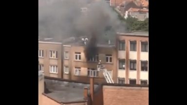 Schaerbeek : un blessé léger suite à un incendie dans un immeuble de la chaussée de Louvain