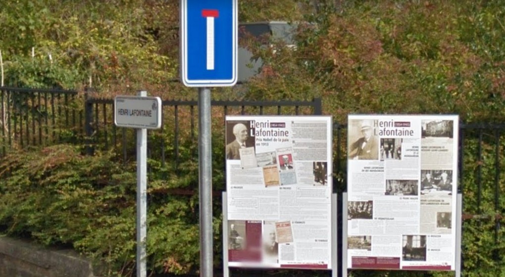 Panneaux Avenue Henri Lafontaine - Woluwe-Saint-Lambert - Google Street View