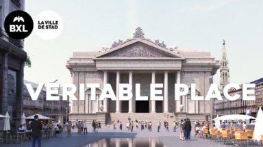 La Ville de Bruxelles dévoile en vidéo le futur piétonnier, des places Fontainas à De Brouckère