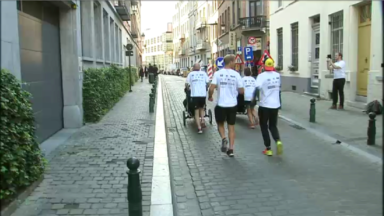 Départ à Bruxelles de la course “les 1.000km du Fair-Play” qui promeut les valeurs du sport