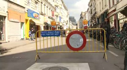 Rue piétonne - Journée sans voiture - Bruxelles - BX1