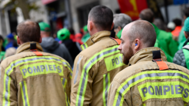 La manifestation des pompiers se poursuit ce jeudi à Bruxelles