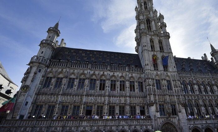 Illustration picture shows the team presentation at the Grand Place - Grote Markt in Brussels, for the 106th edition of the Tour de France cycling race, Thursday 04 July 2019. This year's Tour de France starts in Brussels and takes place from July 6th to July 28th. BELGA PHOTO YORICK JANSENS
