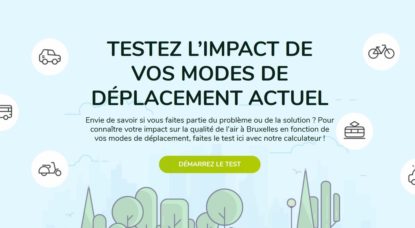 Test Bruxelles Mobilité Impact Qualité de l'air Bruxelles