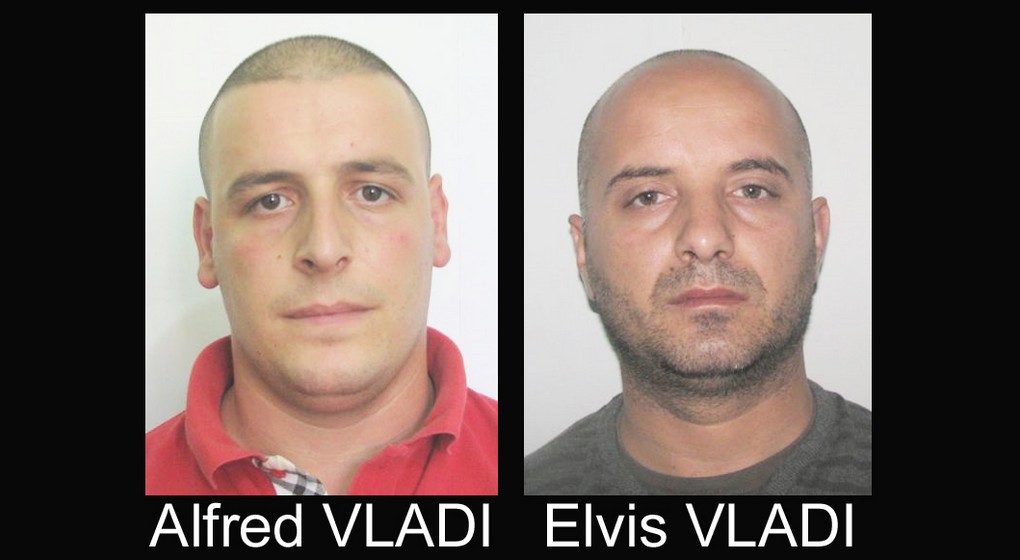 Avis de recherche police - Alfred Vladi et Elvis Vladi