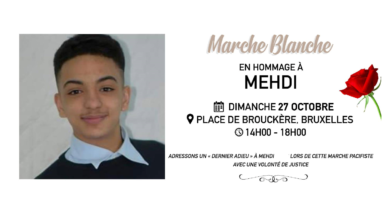 La famille de Mehdi organise une marche blanche le 27 octobre à Bruxelles