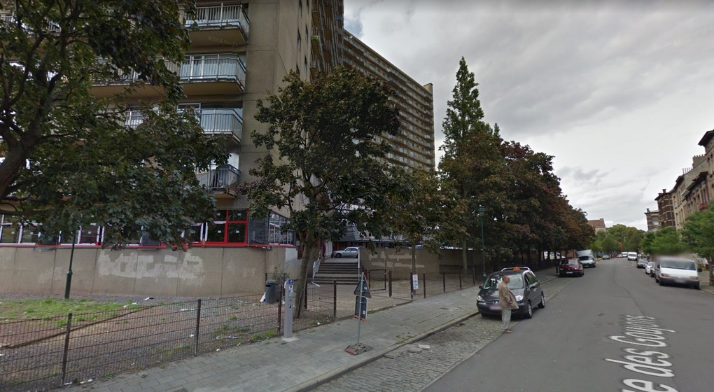 Rue des Goujons Anderlecht - Logements sociaux - Google Street View