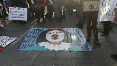 Manifestation contre le néolibéralisme : deux cents manifestants sud-américains rassemblés à Bruxelles