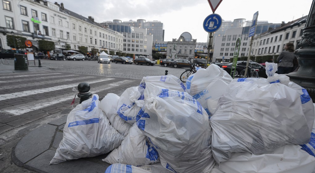 Poubelles déchets Bruxelles Propreté - Belga Nicolas Lambert