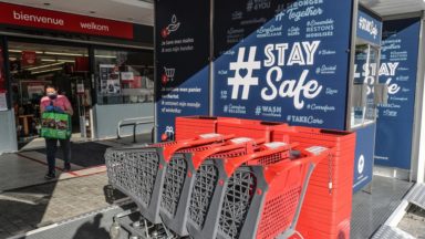 Etterbeek : Carrefour installe une unité mobile de désinfection sur la place Jourdan