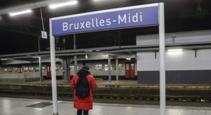 Gare de Bruxelles Midi - Belga Thierry Roge