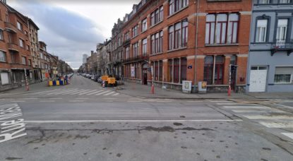 Schaerbeek - Rue Masui et rue des Palais - Google Street View