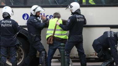 La police en tort lors d’arrestations de gilets jaunes à Bruxelles