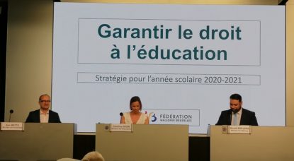 Conférence de presse Caroline Désir - Rentrée scolaire 2020 - Marine Guiet BX1