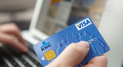 E-commerce Carte Visa bancaire - commerce internet - Belga Jonas Hamers