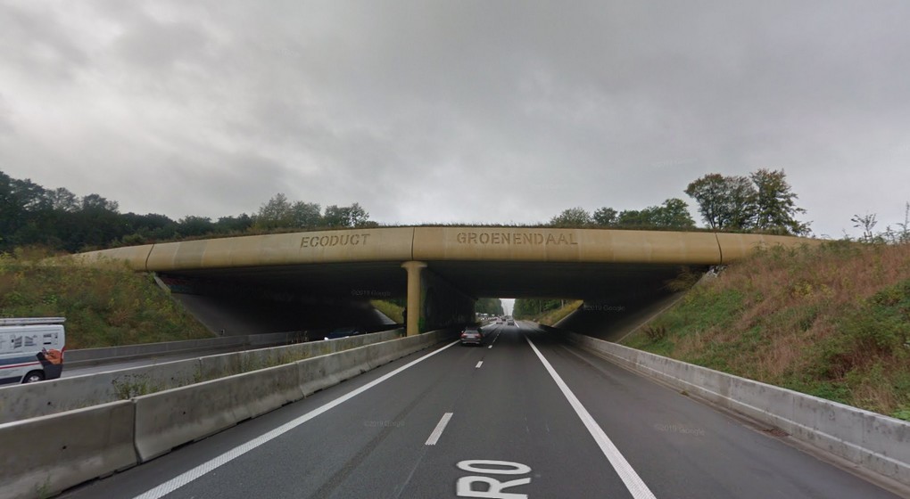Ecoduc Groenendaal - Ring de Bruxelles - Capture Google Street View