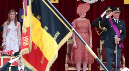 Fête nationale 2019 - Défilé militaire Couple Royal - Belga Benoit Doppagne