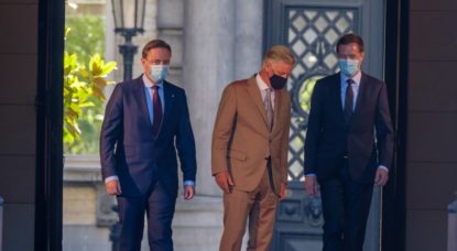 Bart De Wever Paul Magnette - Formation Gouvernement fédéral - Belga Nicolas Maeterlinck