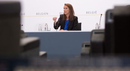 Sophie Wilmès - Conseil National de Sécurité 24 juin 2020 - Belga Alexis Haulot