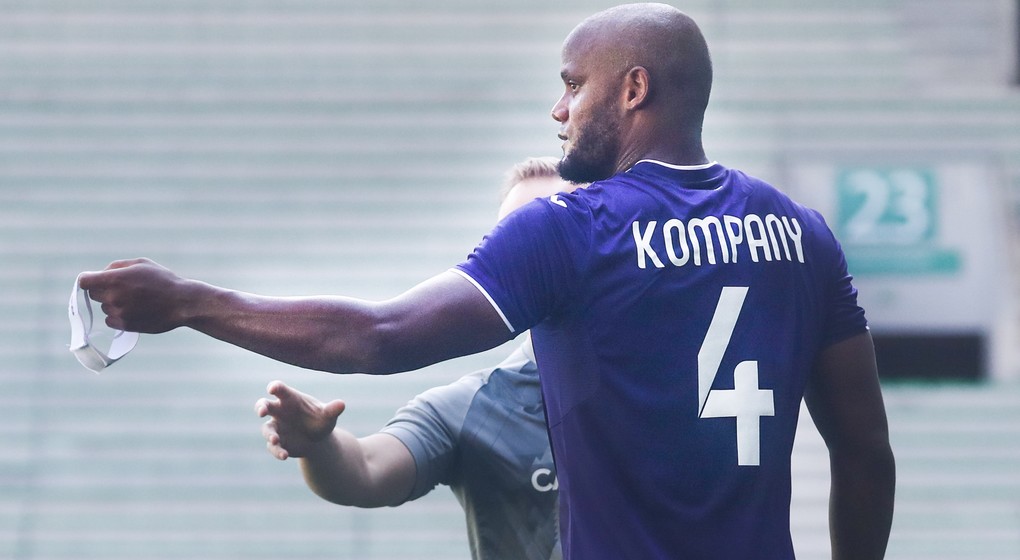 Vincent Kompany - RSC Anderlecht Saint-Etienne - Belga Stringer