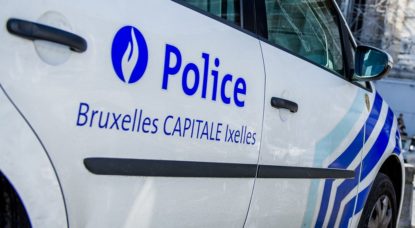 Voiture de police Zone Bruxelles Capitale Ixelles - Belga Laurie Dieffembacq