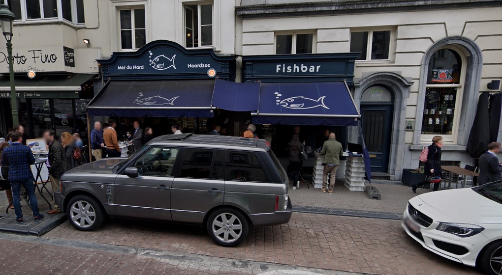 Restaurant Mer du Nord Ixelles Place du Luxembourg - Google Street View