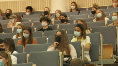 La rentrée de l’enseignement supérieur bruxellois flamand en présentiel et avec masque