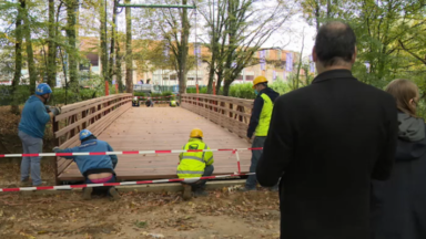 Anderlecht : une nouvelle passerelle de 25m de long au Parc Astrid