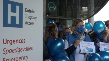 Des soignants de l’hôpital Delta manifestent contre la délégation d’actes infirmiers