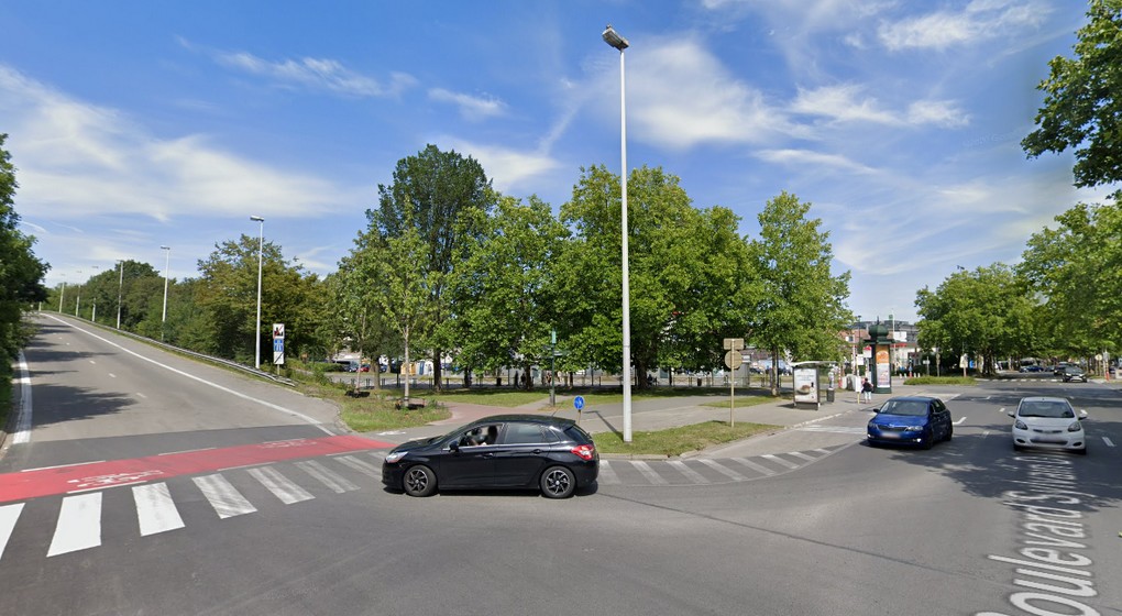 Boulevard Sylvain Dupuis Ring Anderlecht - Google Street View