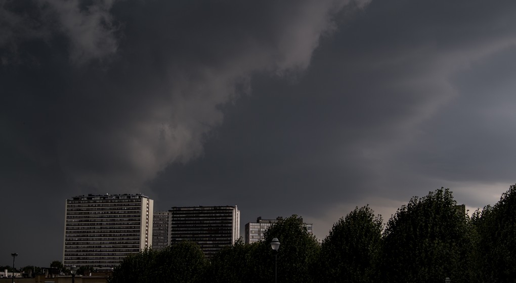 Nuages ciel gris Météo Bruxelles Laeken - Belga Jasper Jacobs