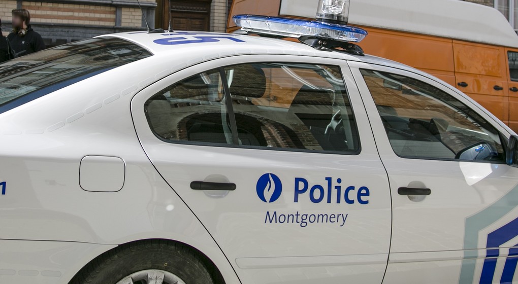 Voiture de police Zone Montgomery Etterbeek - Belga Olivier Vin