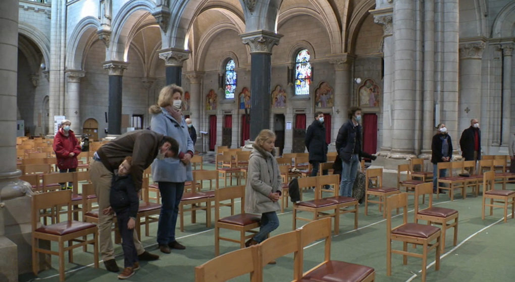 Cultes les messes ont pu reprendre avec 15 personnes, ce dimanche BX1