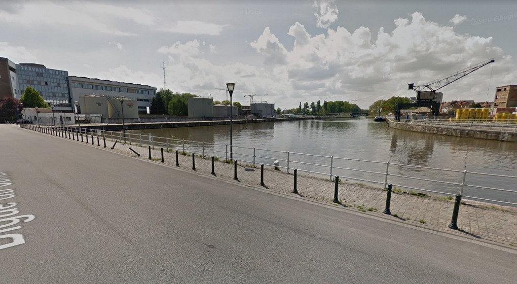 Anderlecht Digue du Canal - Google STreet View