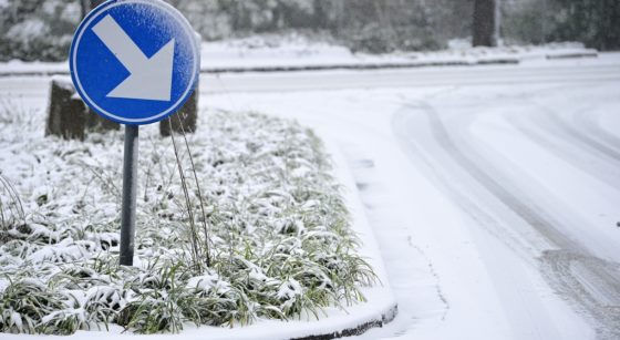 Chutes de neige Routes enneigées Janvier 2021 - Belga Yorick Jansens