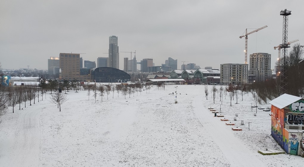 Parc Tour et Taxis sous la Neige Février 2021 - Quentin Rosseels BX1