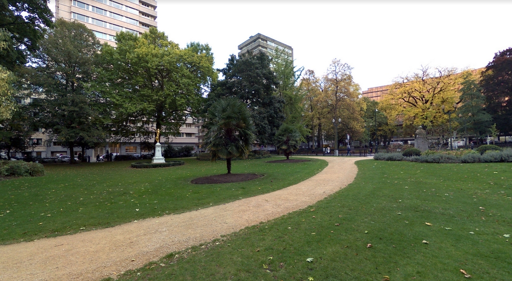 Square de Meeus Ixelles - Google Street View