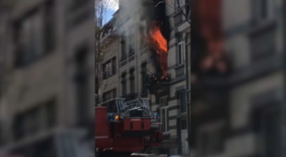 Incendie Laeken 05052021 - Capture Belga Vidéo